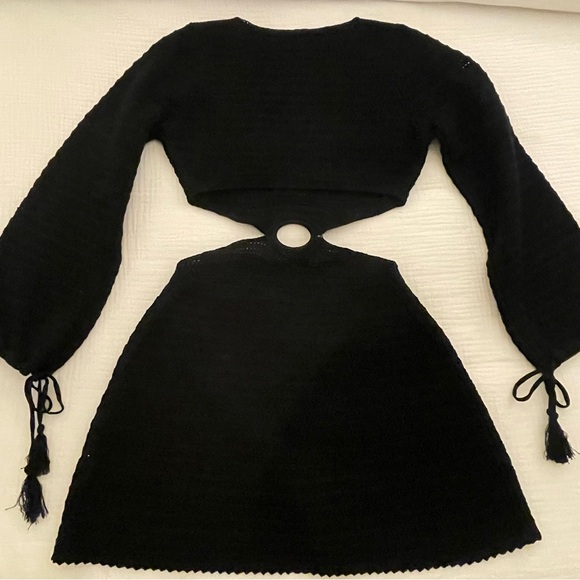 Devon Windsor Fallon Dress Black Size Large NWOT - Picture 5 of 6